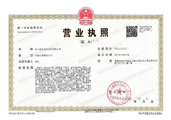 喜報！陜西有色駝城建設(shè)有限公司正式成立